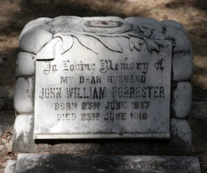 In Loving Memory of My Dear Husband John William Forrester