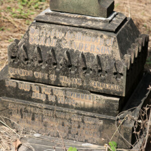 Sacred to the Memory of Sarah Anderson